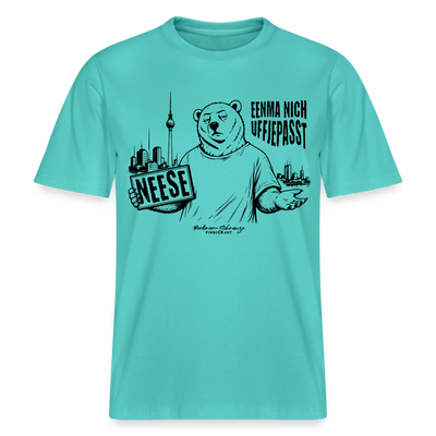 Berlin Souvenir-NEESE-RELAXED FIT Unisex Organic T-Shirt - Poolblau