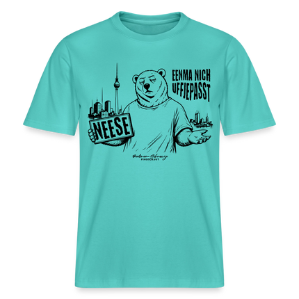 Berlin Souvenir-NEESE-RELAXED FIT Unisex Organic T-Shirt - Poolblau