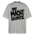 Berliner Spruch-DIT MACHT URST LUNTE-Oversized Unisex Bio T-Shirt - Grau meliert