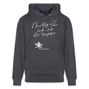 NACHTIGALL ICK HÖR DIR TRAPSEN-Unisex Bio-Hoodie - Indigoblau