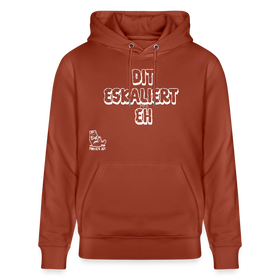 DIT ESKALIERT EH-Unisex Bio-Hoodie - Terrakotta