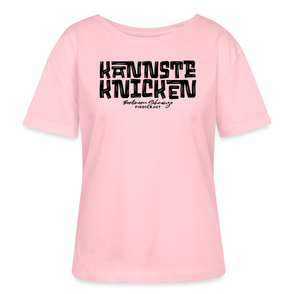 Rundhals Frauen Bio-T-Shirt - Hellrosa