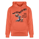 WAT KIEKSTN SO - Unisex Bio-Hoodie - Hellrot