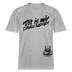 Dit is mir SCHNURZPIEPE-Relaxed Fit Unisex Bio-T-Shirt - Grau meliert