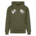 WATN? NÜSCHT!-Unisex Bio-Hoodie - Khaki Grün