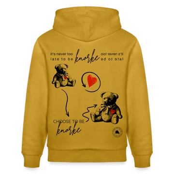 BERLINER KNORKE-Unisex Bio-Hoodie - Ocker