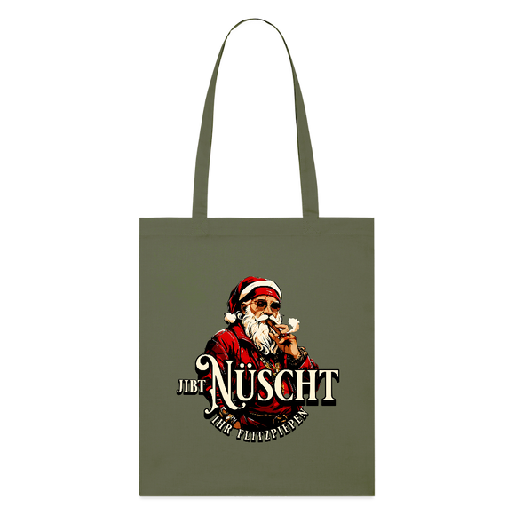 JIBT NÜSCHT IHR FLITZPIEPEN - Bio-Stoffbeutel - Khaki