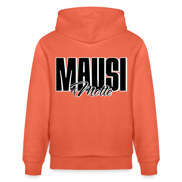 MAUSI UND MOTTE-unisex Bio Hoodie - Hellrot