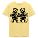 LATSCH & BOMMEL-Bio Teenager T-Shirt - Gelb Viva 