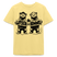 LATSCH & BOMMEL-Bio Teenager T-Shirt - Gelb Viva 