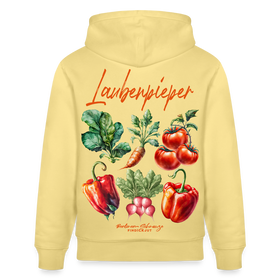 Berliner LAUBENPIEPER-Unisex Bio-Hoodie - Gelb Viva 