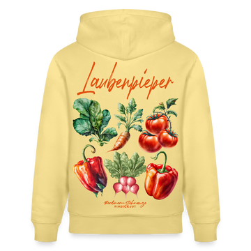 Berliner LAUBENPIEPER-Unisex Bio-Hoodie - Gelb Viva 