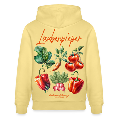 Berliner LAUBENPIEPER-Unisex Bio-Hoodie - Gelb Viva 