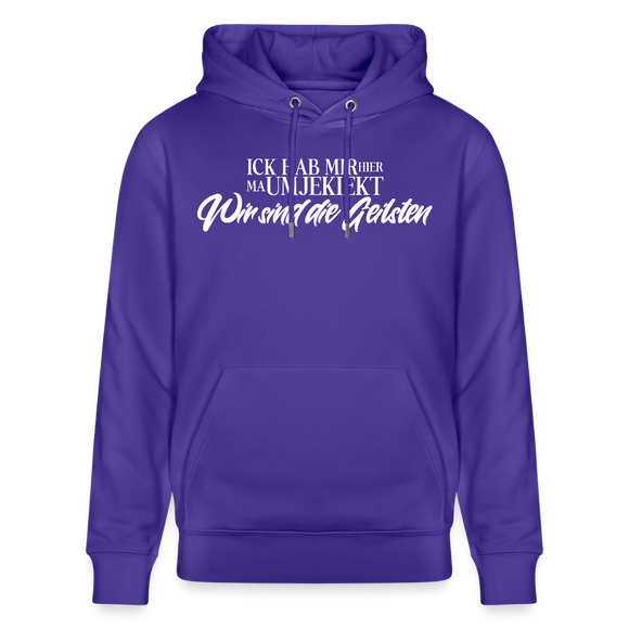 Wir sind die Geilsten-Unisex Bio-Hoodie II - Purple Love 