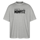 MUMPITZ-Oversized Unisex Bio T-Shirt - Grau meliert