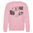 Berlin Souvenir mit Berliner Schnauze-NEESE-Unisex Bio-Sweatshirt - Hellrosa