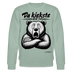 Da kiekste, wa?-Unisex Bio-Sweatshirt - Helles Graugrün