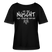 Berliner Spruch-ICK BIN NÜSCHT FÜR SCHWACHE NERVEN-Rundhals Frauen Bio-T-Shirt - Schwarz