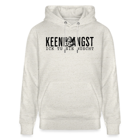 ICK TU SIE NÜSCHT - Unisex Bio-Hoodie - Beige meliert