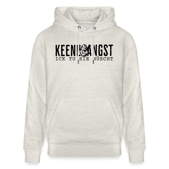 ICK TU SIE NÜSCHT - Unisex Bio-Hoodie - Beige meliert