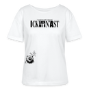 ICK LACH MIR N AST-Rundhals Frauen Bio-T-Shirt - Weiß