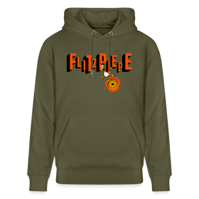FLITZPIEPE - Unisex Bio-Hoodie - Khaki Grün