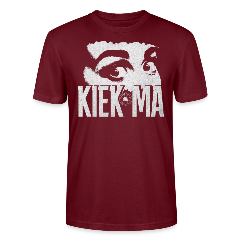 KIEK MA - Unisex BIO T-Shirt - Burgunderrot