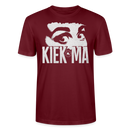 KIEK MA - Unisex BIO T-Shirt - Burgunderrot