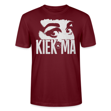 KIEK MA - Unisex BIO T-Shirt - Burgunderrot