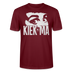 KIEK MA - Unisex BIO T-Shirt - Burgunderrot