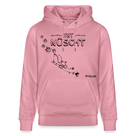 Weihnachten in Berlin 25-JIBT NÜSCHT-Unisex Bio-Hoodie II - Lila Traum
