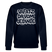 Berliner Kultspruch-VAFATZ DA IM JELÄNDE-Unisex Bio-Sweatshirt - Navy