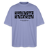 Berliner Spruch-KANNSTE KNICKEN-Oversized Unisex Bio T-Shirt - Violett