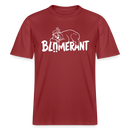 BLÜMERANT-RELAXED FIT Unisex Organic T-Shirt mit echt Berliner Schnauze - Erdrot