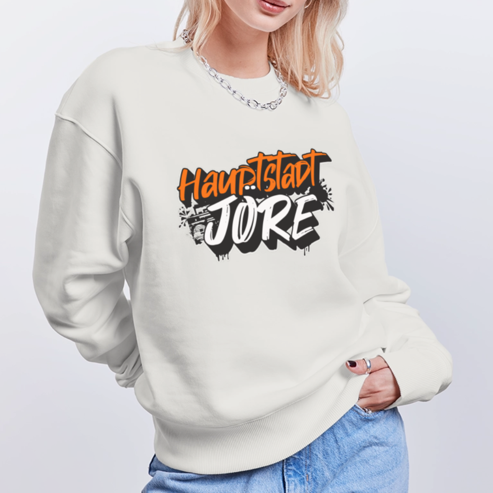 HAUPTSTADTJÖRE-Unisex Oversize Bio Pullover - OFF WHITE