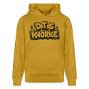 DIT IS KNORKE-Unisex Bio-Hoodie mit echt Berliner Schnauze - Ocker