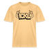 ICKE- RELAXED FIT Unisex Organic T-Shirt mit Berliner Schnauze - Hellgelb
