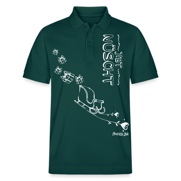 Weihnachten in Berlin2025-JIBT NÜSCHT-Unisex Bio-Poloshirt - Glasiertes Grün