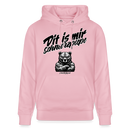 Dit is mir SCHNURZPIEPE-Unisex Bio-Hoodie BIO - Hellrosa