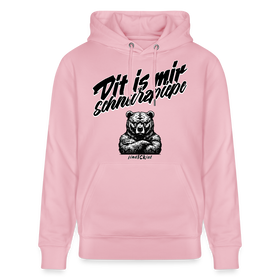 Dit is mir SCHNURZPIEPE-Unisex Bio-Hoodie BIO - Hellrosa