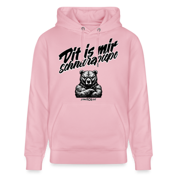 Dit is mir SCHNURZPIEPE-Unisex Bio-Hoodie BIO - Hellrosa