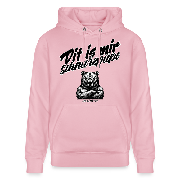 Dit is mir SCHNURZPIEPE-Unisex Bio-Hoodie BIO - Hellrosa