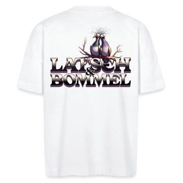 BERLINER LATSCH UND BOMMEL - Unisex Oversize Bio-T-Shirt - Weiß