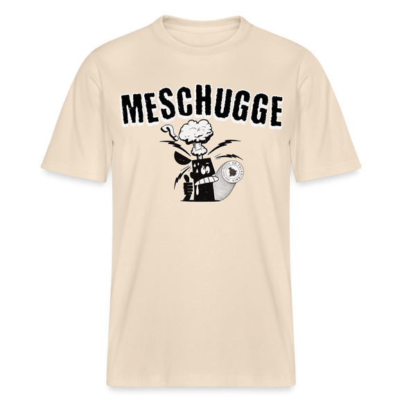 MESCHUGGE - Relaxed Fit Unisex Bio-T-Shirt - Naturweiß