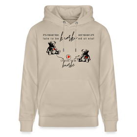 BERLINER KNORKE-Unisex Bio-Hoodie - Beige