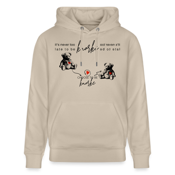 BERLINER KNORKE-Unisex Bio-Hoodie - Beige