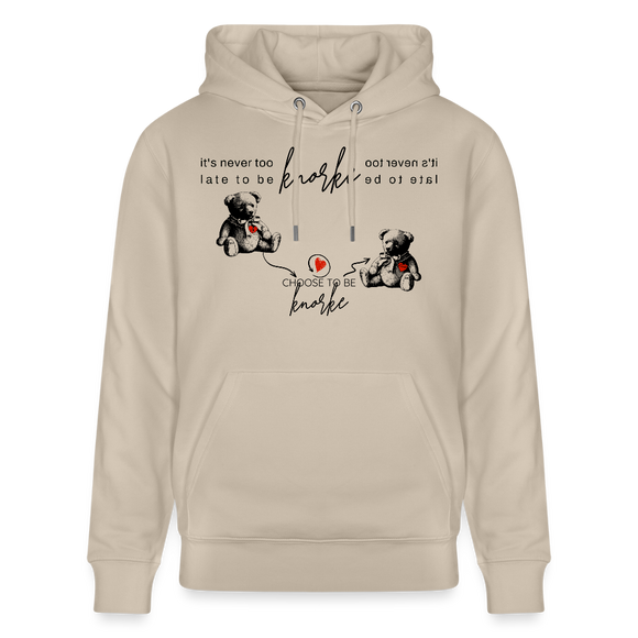 BERLINER KNORKE-Unisex Bio-Hoodie - Beige