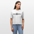 WAT IS'N?-Frauen Boxy Bio-T-Shirt - Weiß meliert