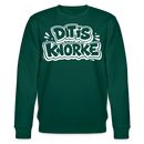 DIT IS KNORKE-Unisex Bio-Sweatshirt mit echt Berliner Schnauze - Forest