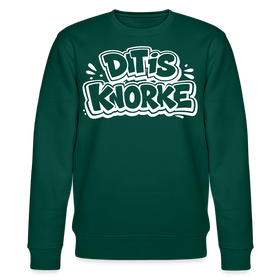 DIT IS KNORKE-Unisex Bio-Sweatshirt mit echt Berliner Schnauze - Forest